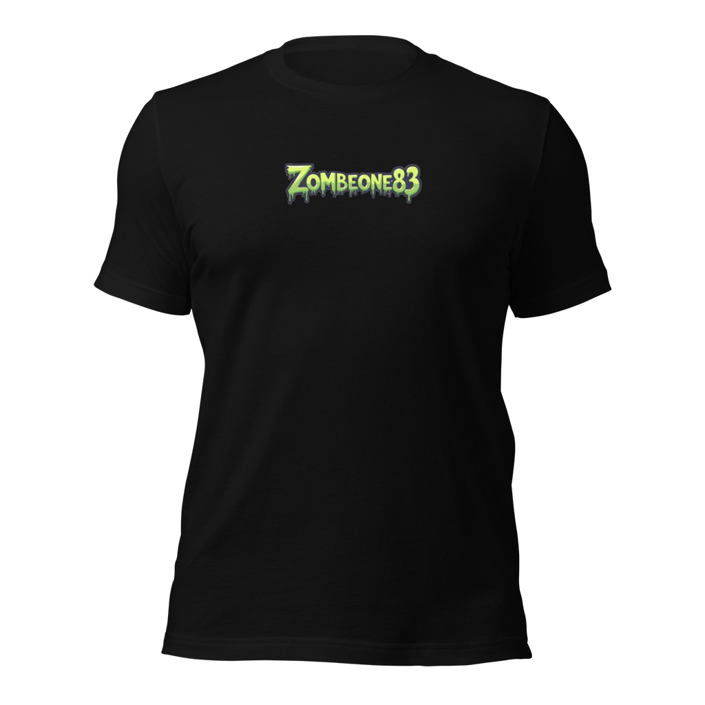 Unisex t-shirt/ Zombeone83 Mean Green Logo Back