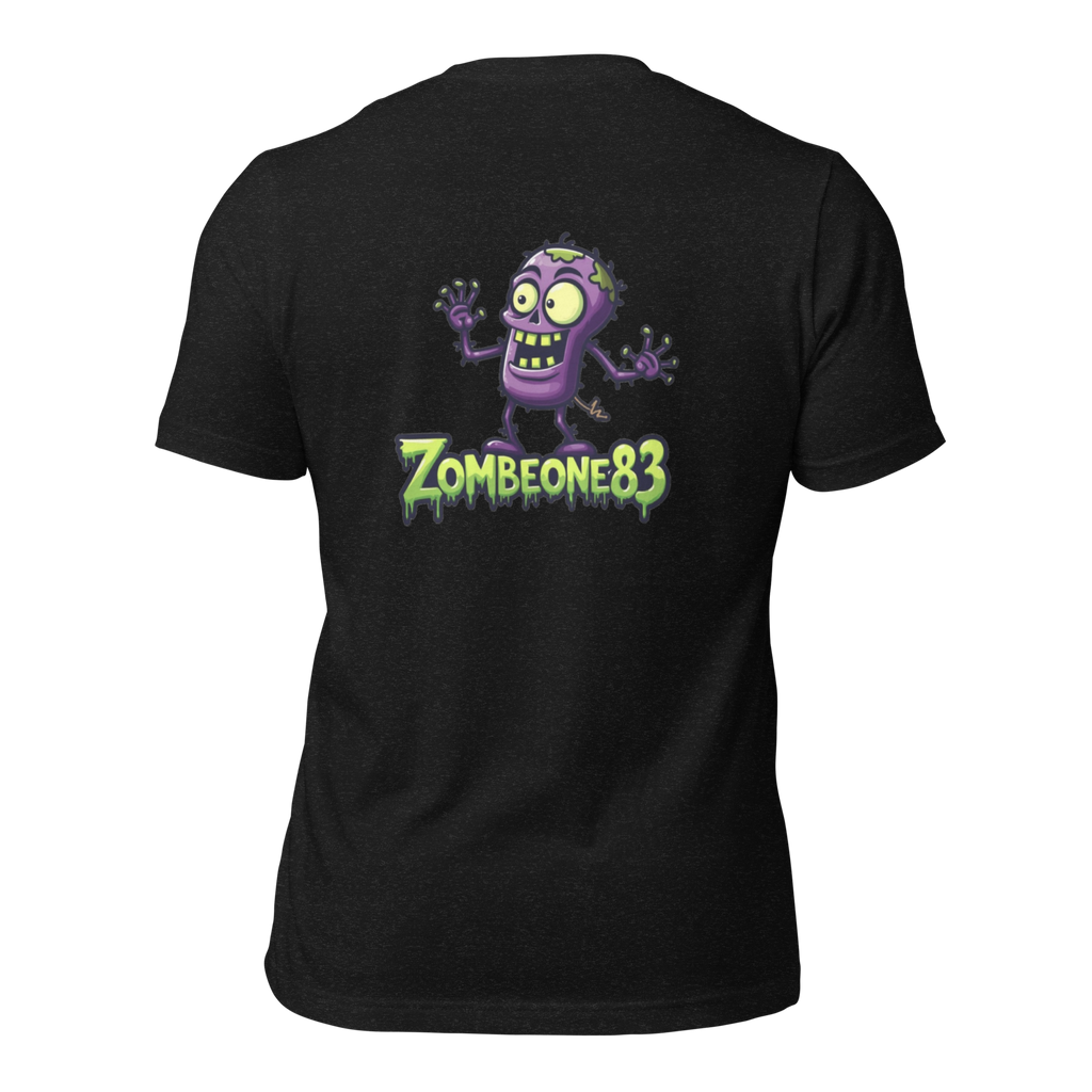 Unisex t-shirt/ Zombeone83 Mean Green Logo Back