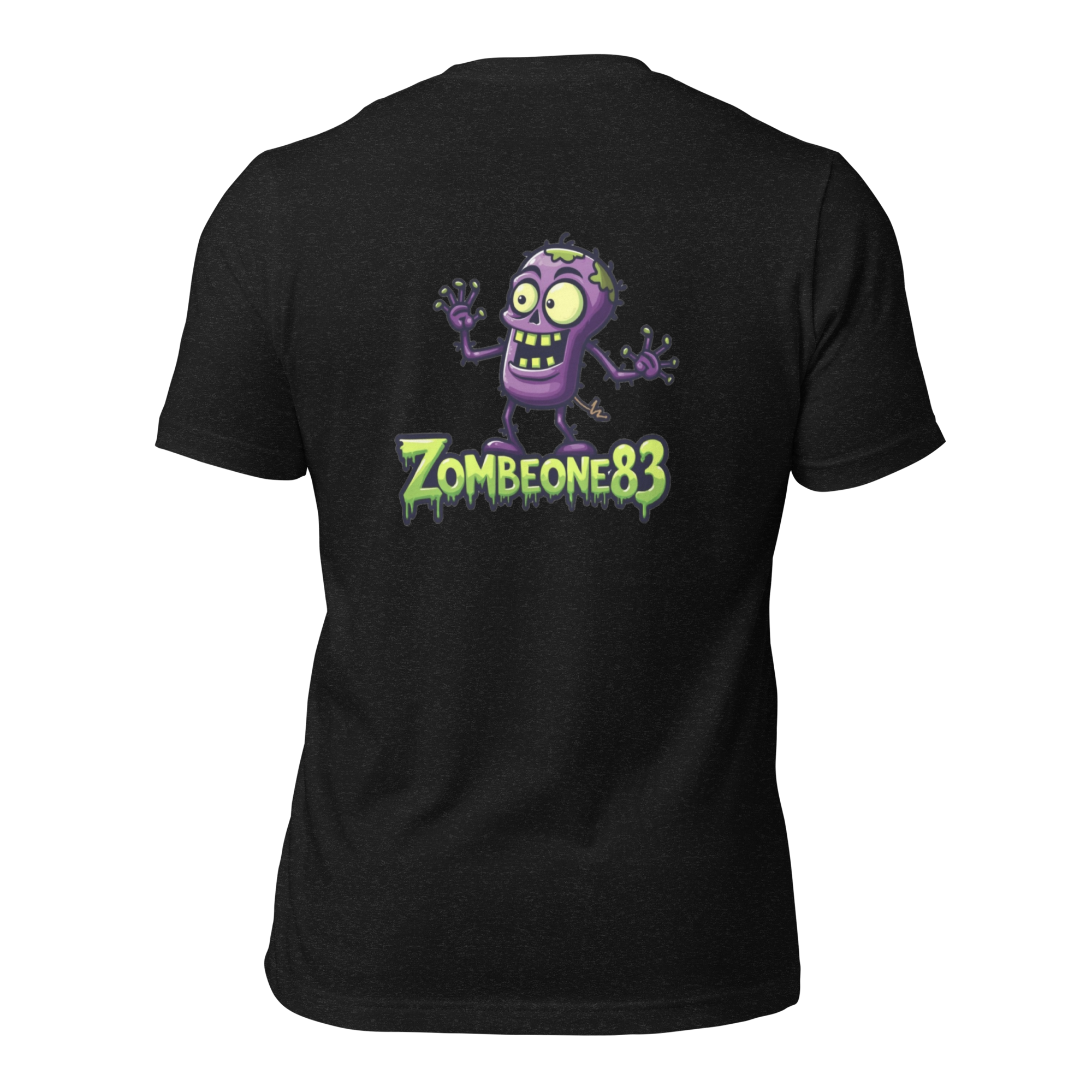 Unisex t-shirt/ Zombeone83 Mean Green Logo Back